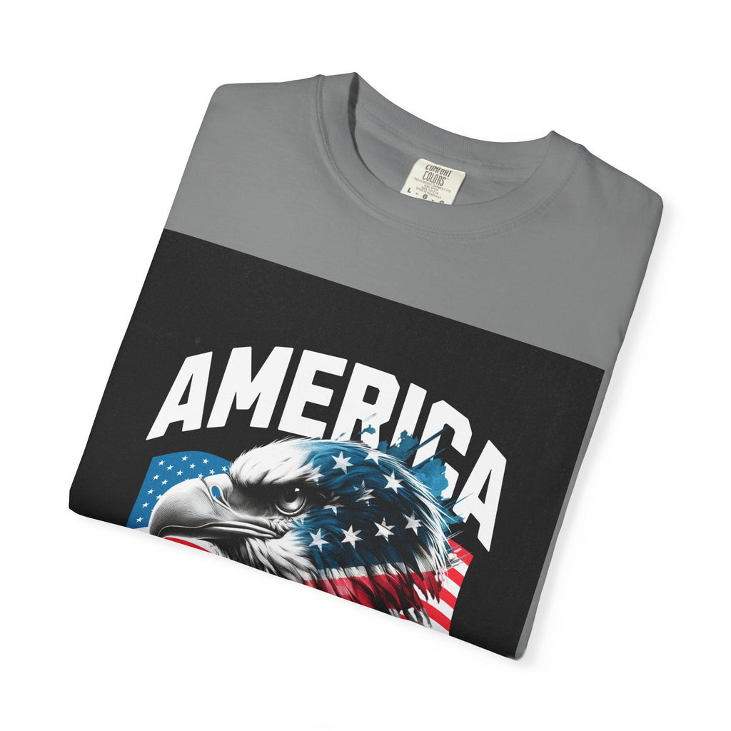 Independence Day T-shirt — 'America' Eagle Flag 4th of July Tee