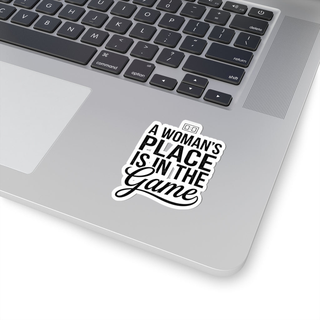 A Woman's Place Is In The Game Stickers | Women's Sports Fandom, Support