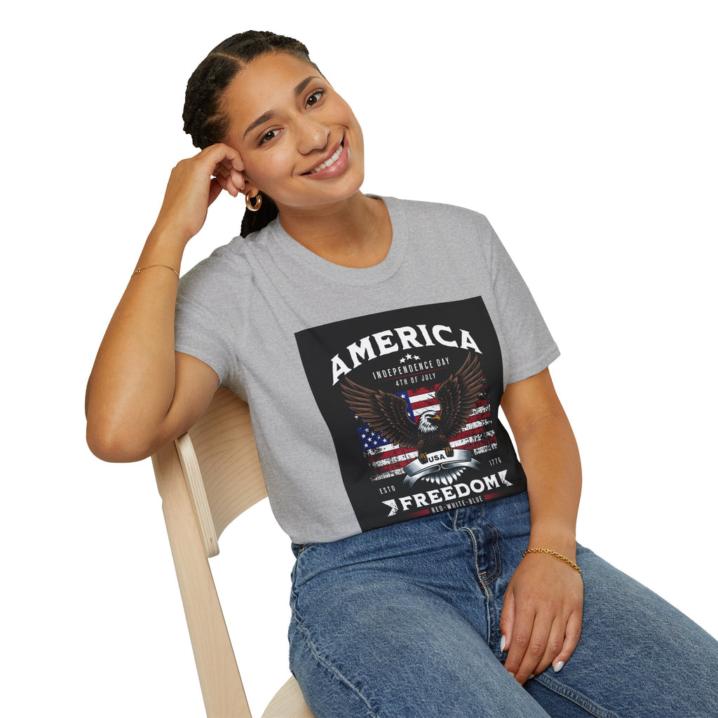 America Eagle T-Shirt — Independence Day Freedom Graphic Tee