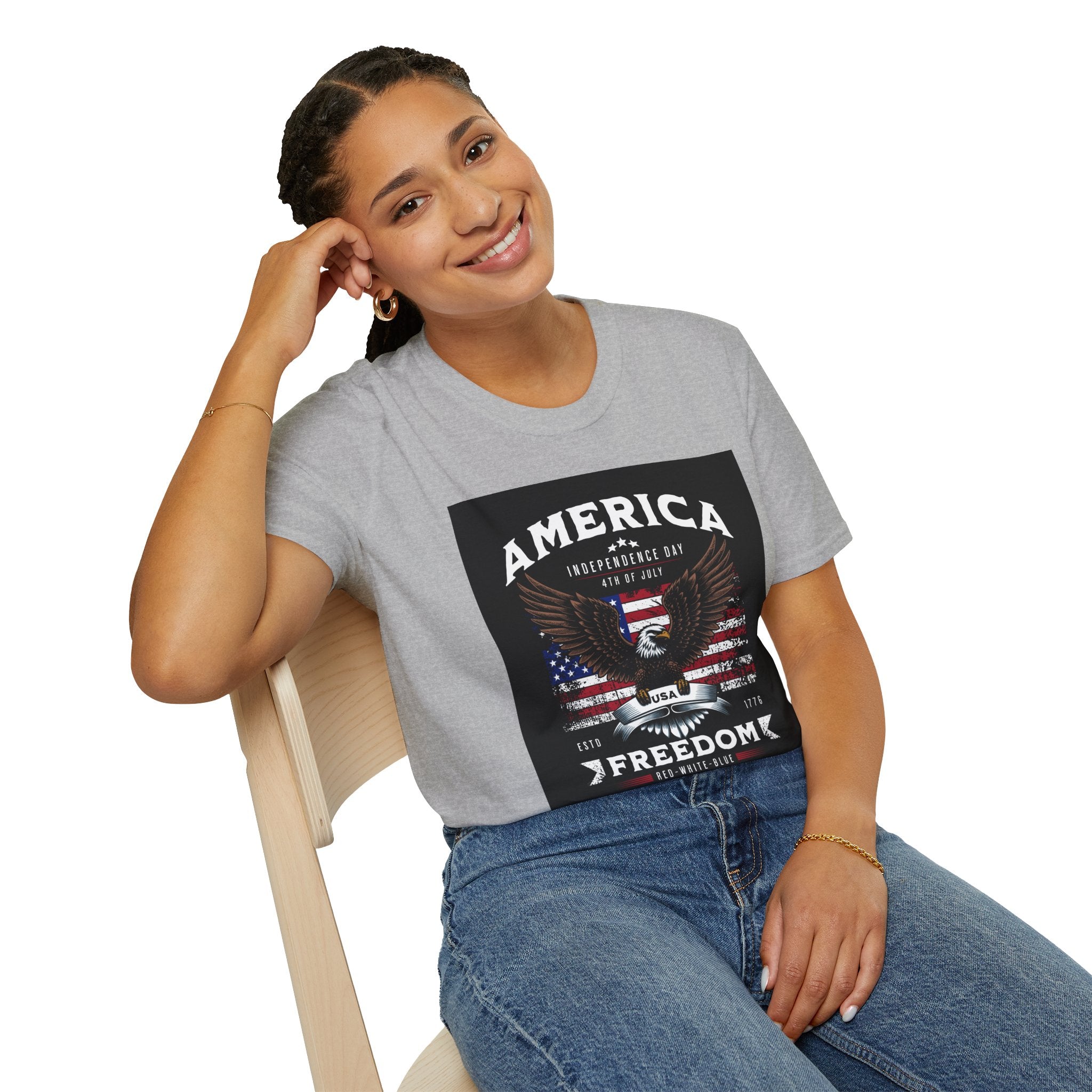 America Eagle T-Shirt — Independence Day Freedom Graphic Tee
