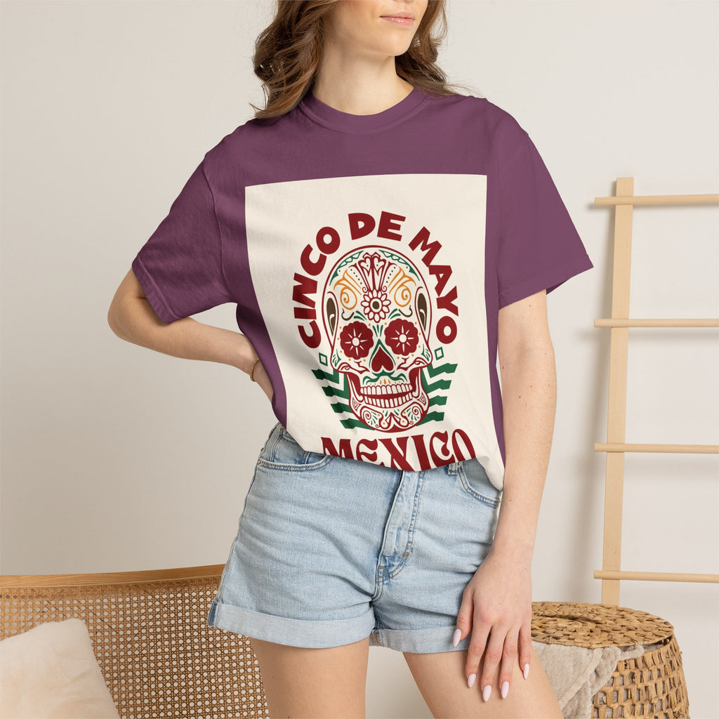 Cinco de Mayo Mexico Sugar Skull T-Shirt
