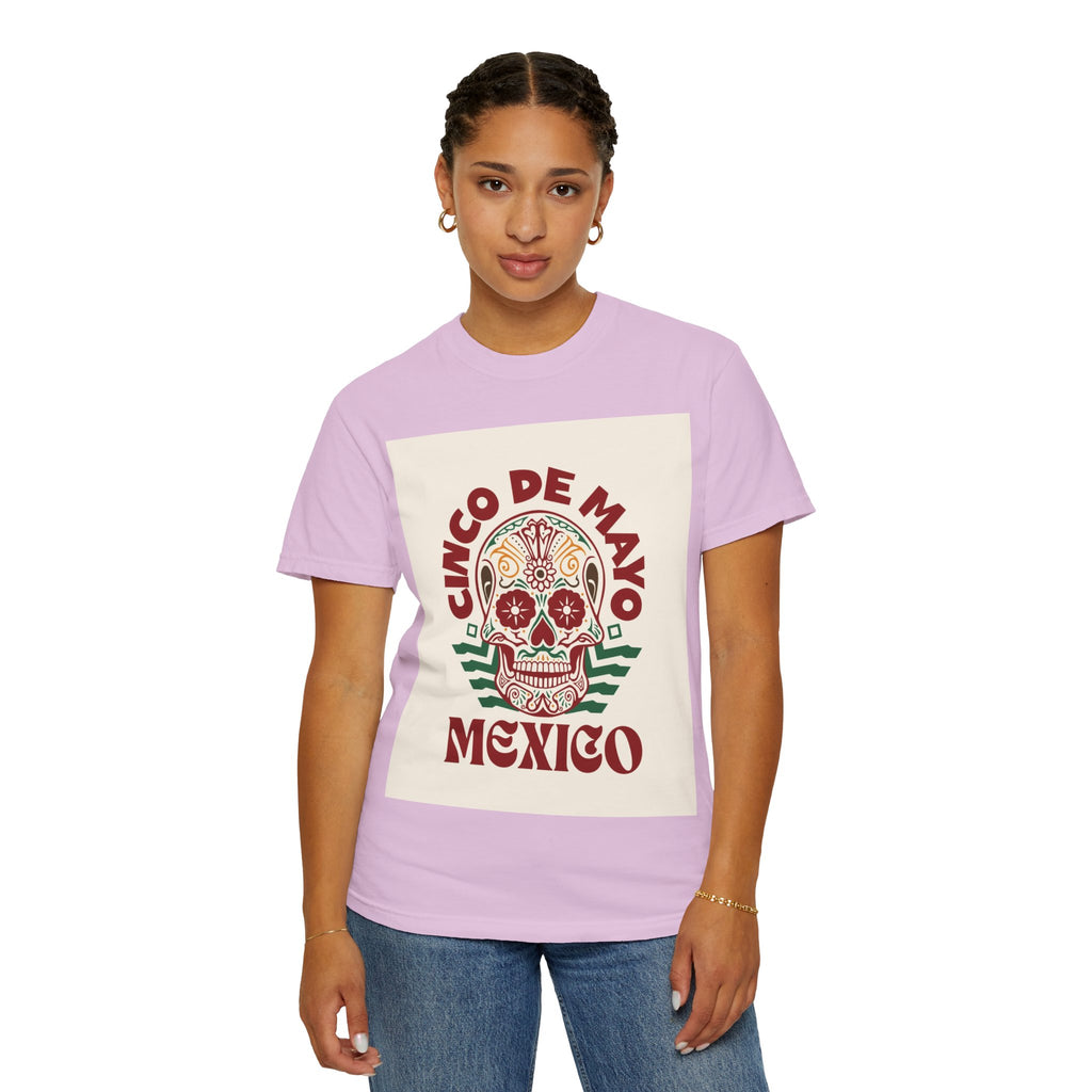 Cinco de Mayo Mexico Sugar Skull T-Shirt