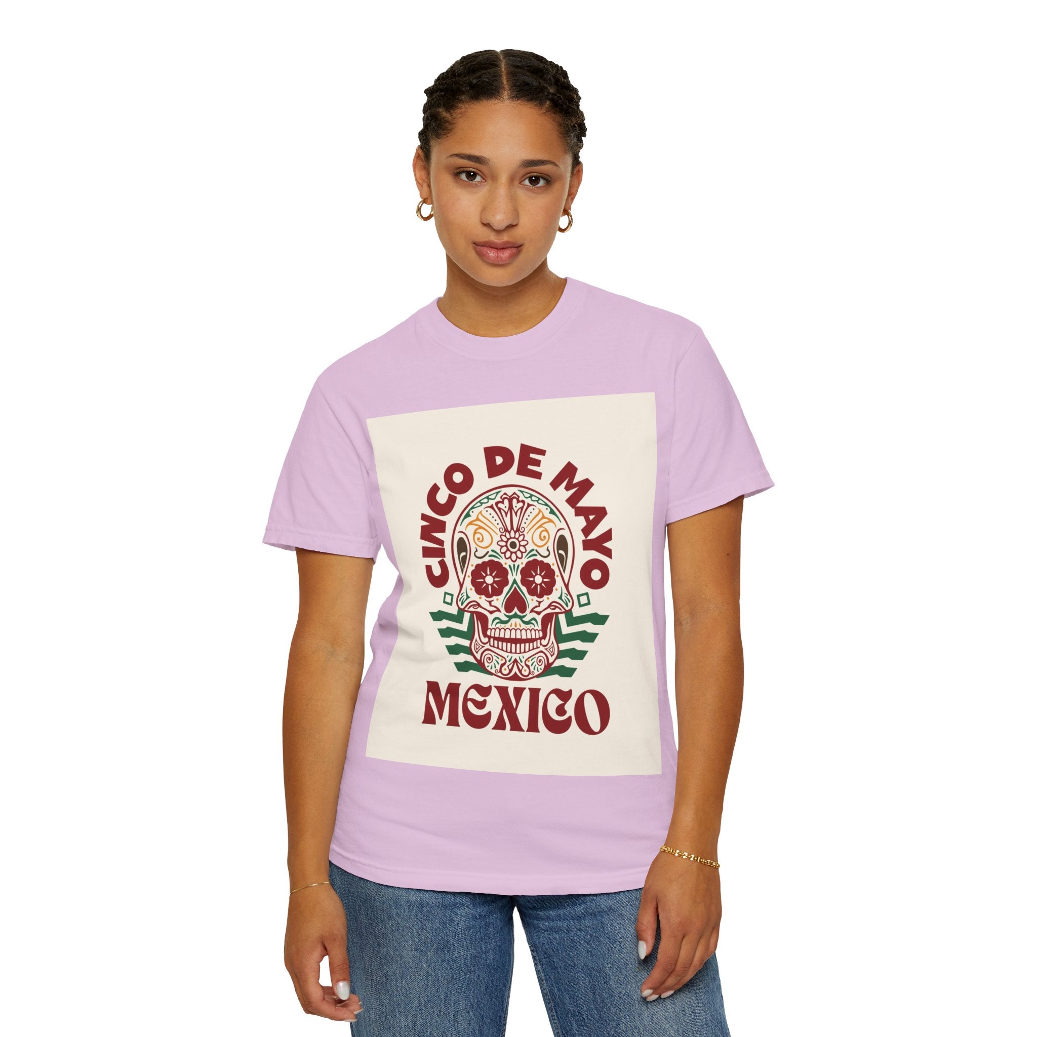 Cinco de Mayo Mexico Sugar Skull T-Shirt