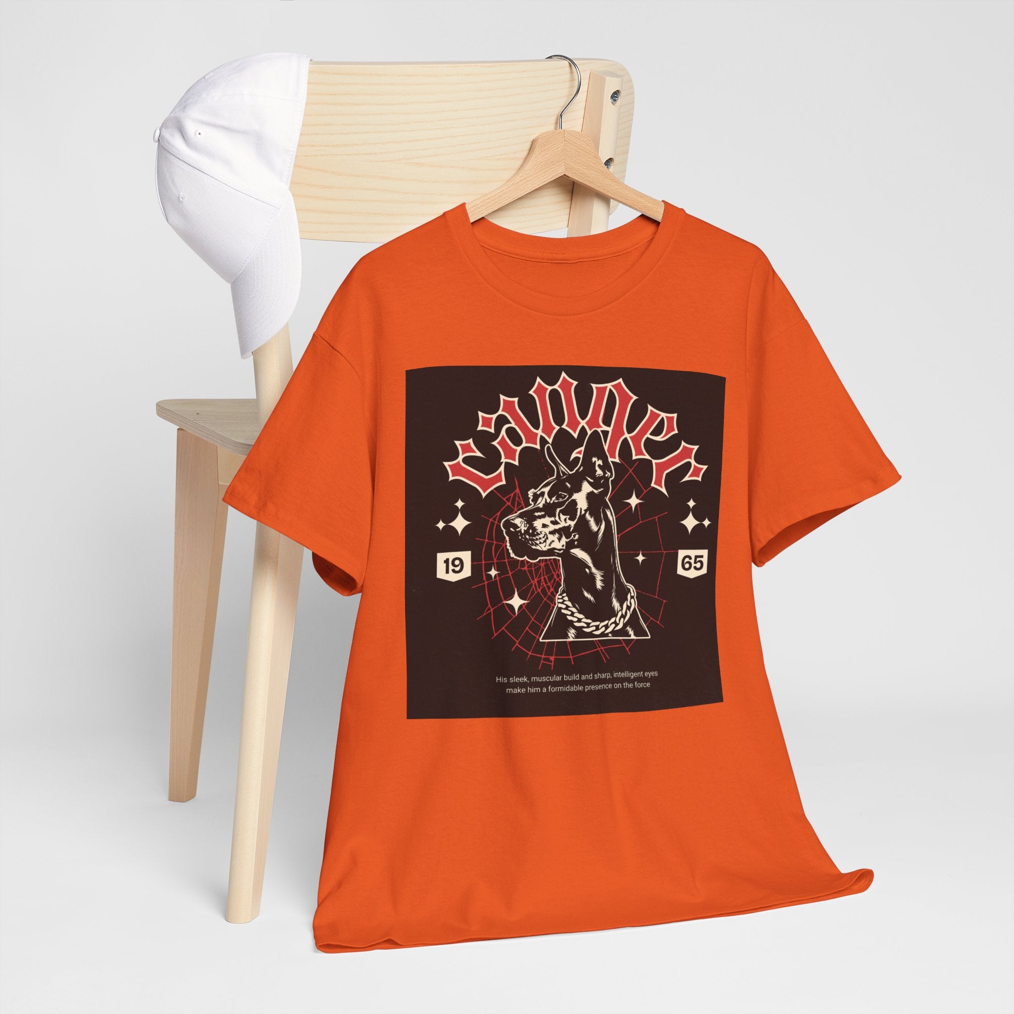 Vintage Gothic Cat Tee — 'Witchery' Retro Occult Graphic T-Shirt