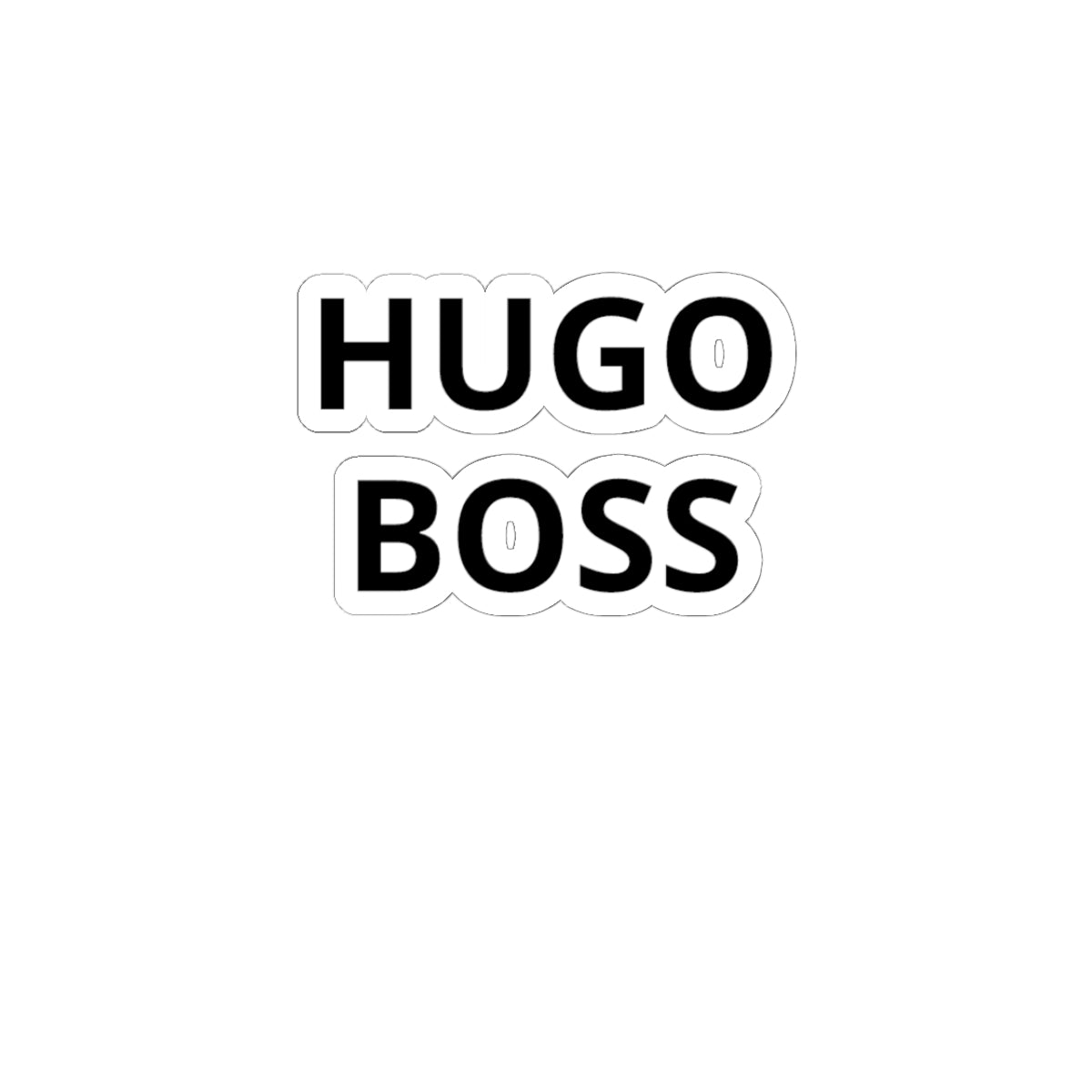 HUGO BOSS Kiss-Cut Logo Sticker