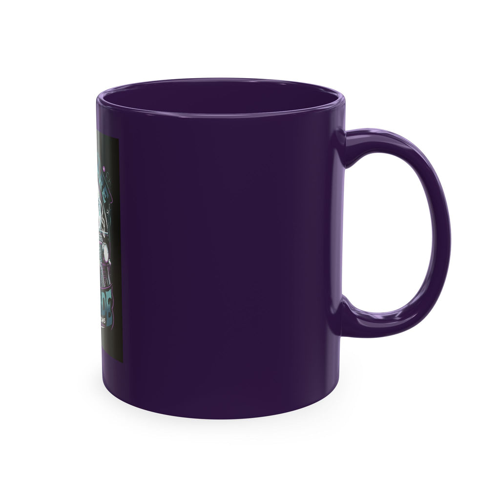 Nightmare Renegade Ceramic Mug — Grim Reaper Biker "King of the Shadows" Coffee Cup